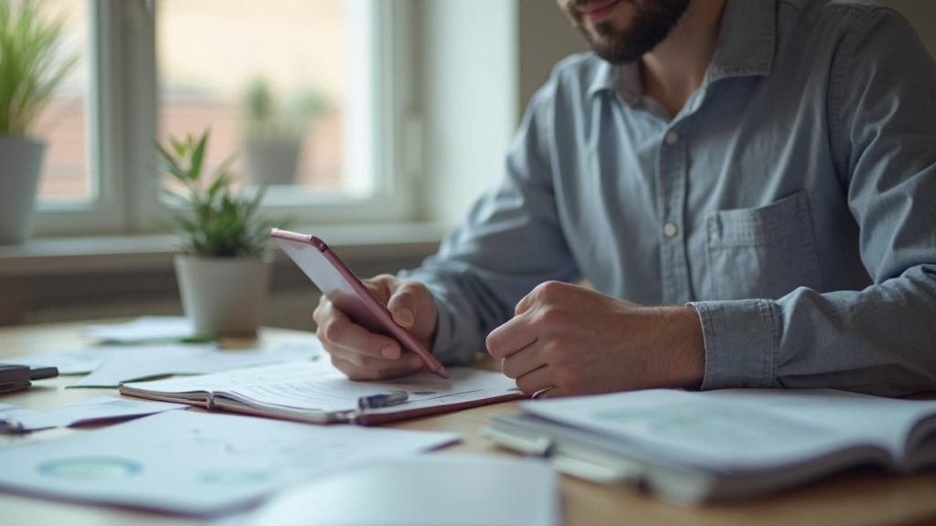 Запись расходов в журнал с мобильным приложением и бумажным планировщиком